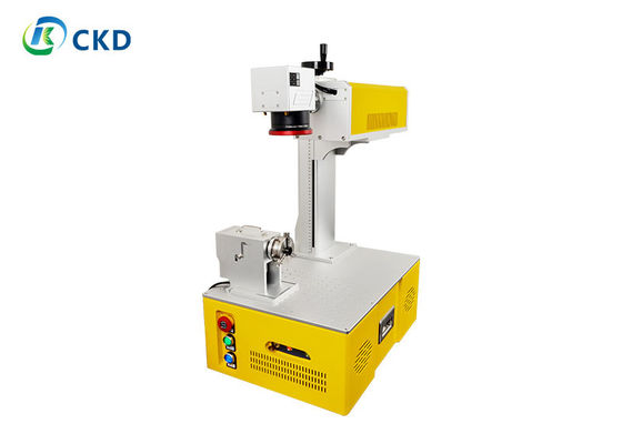 Yellow Handheld UV Laser Marking Machine 3W 5W 10W For Metal and Glass Marking