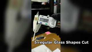 การตัดด้วยเลเซอร์กระจกแซฟไฟร์ 3 มม. สำหรับรูปทรงที่ผิดปกติ