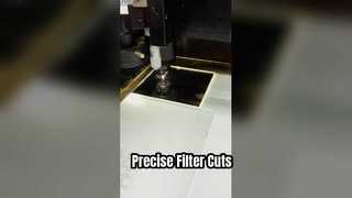 เครื่องตัดเลเซอร์ฟิลเตอร์เคลือบ 2 มม. ทรงสี่เหลี่ยม