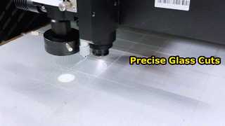 1 มม. ฟิล์มฝ้าด้านเดียวกระจกขาวตัดวงกลม