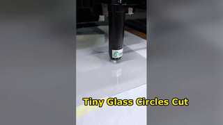 ชุดตัดวงกลมขนาดเล็ก 1 มม. จากกระจกใสพิเศษ